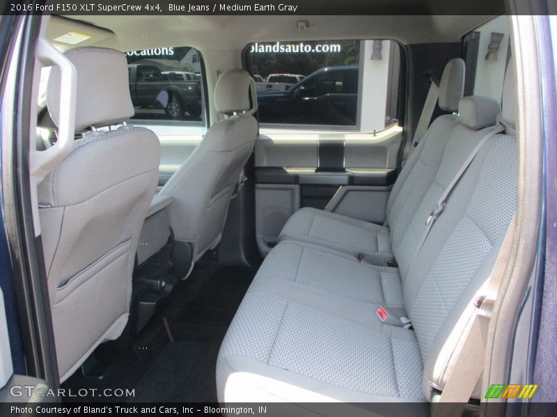 Blue Jeans / Medium Earth Gray 2016 Ford F150 XLT SuperCrew 4x4