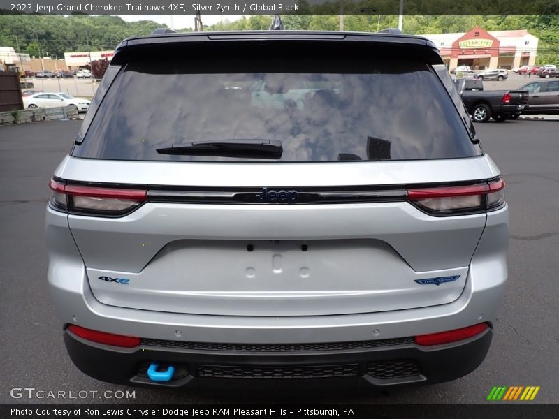 Silver Zynith / Global Black 2023 Jeep Grand Cherokee Trailhawk 4XE