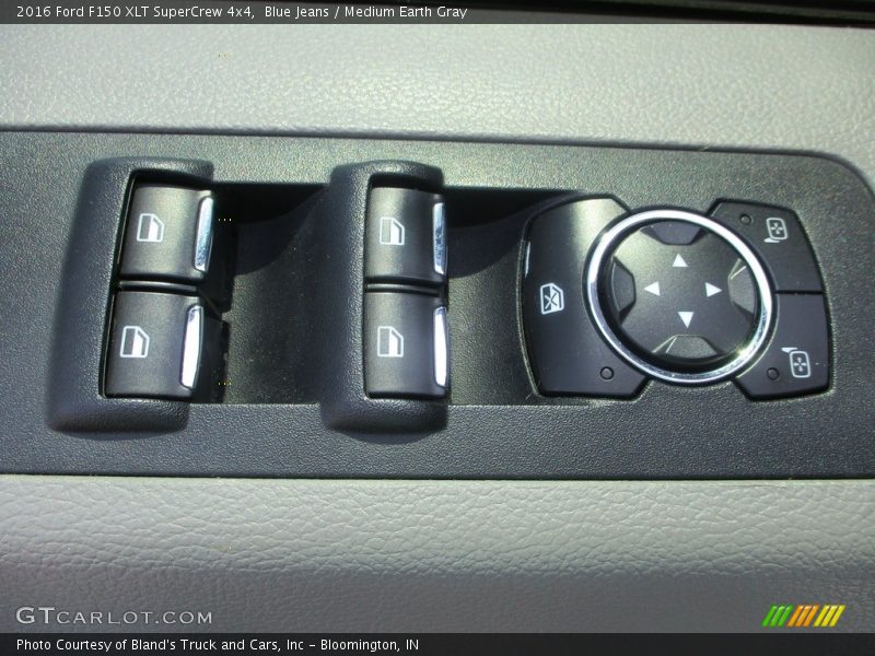 Blue Jeans / Medium Earth Gray 2016 Ford F150 XLT SuperCrew 4x4