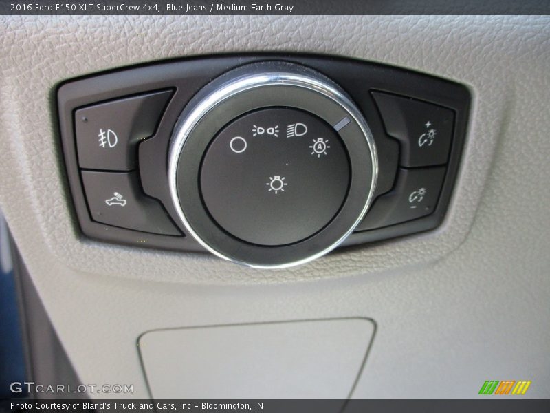 Blue Jeans / Medium Earth Gray 2016 Ford F150 XLT SuperCrew 4x4