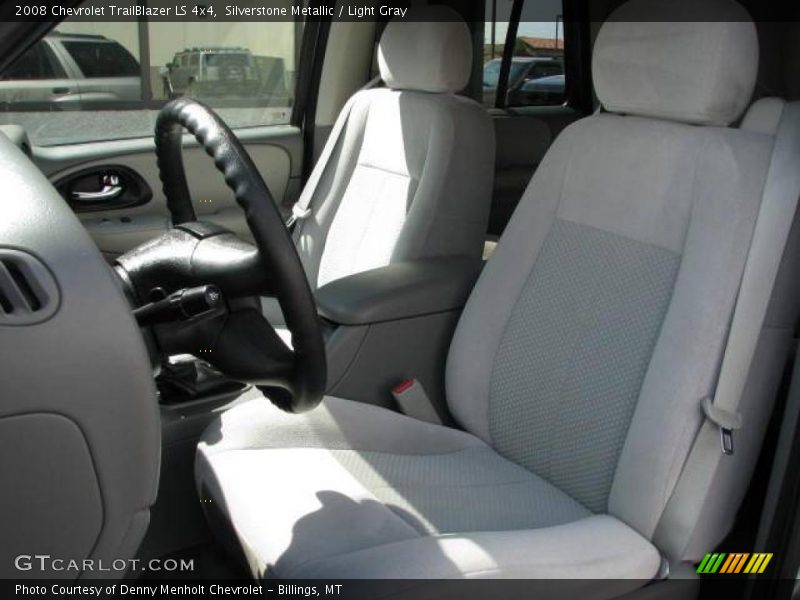 Silverstone Metallic / Light Gray 2008 Chevrolet TrailBlazer LS 4x4