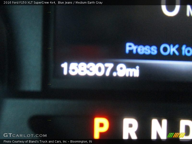 Blue Jeans / Medium Earth Gray 2016 Ford F150 XLT SuperCrew 4x4