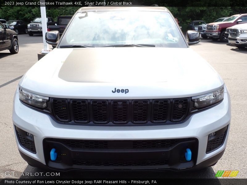 Silver Zynith / Global Black 2023 Jeep Grand Cherokee Trailhawk 4XE