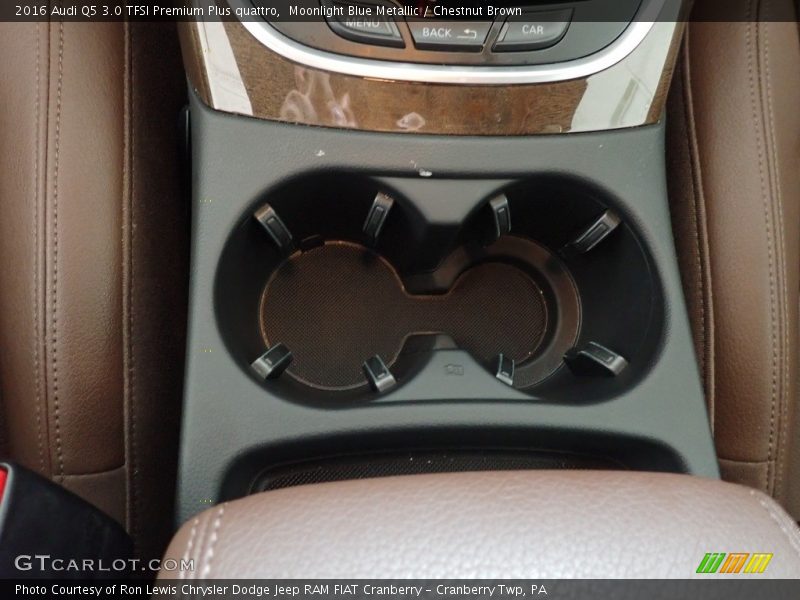 Moonlight Blue Metallic / Chestnut Brown 2016 Audi Q5 3.0 TFSI Premium Plus quattro