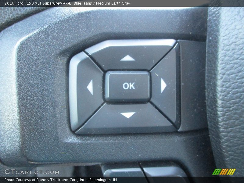 Blue Jeans / Medium Earth Gray 2016 Ford F150 XLT SuperCrew 4x4