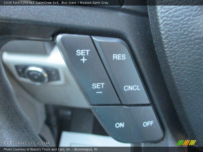 Blue Jeans / Medium Earth Gray 2016 Ford F150 XLT SuperCrew 4x4