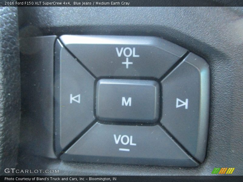 Blue Jeans / Medium Earth Gray 2016 Ford F150 XLT SuperCrew 4x4