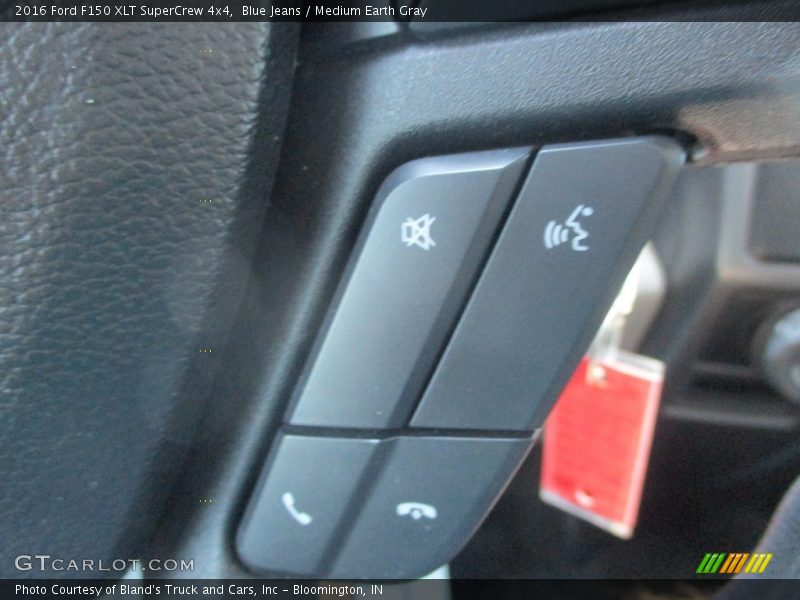 Blue Jeans / Medium Earth Gray 2016 Ford F150 XLT SuperCrew 4x4