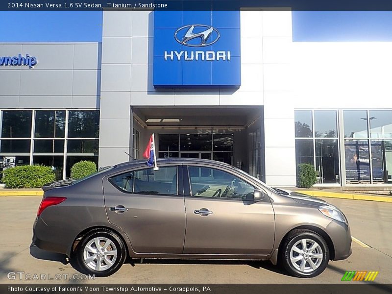 Titanium / Sandstone 2014 Nissan Versa 1.6 SV Sedan