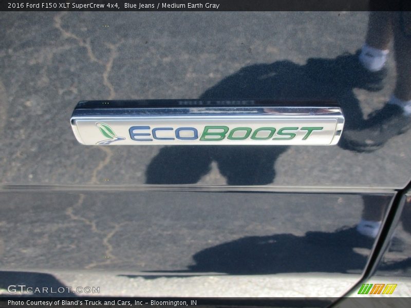 Blue Jeans / Medium Earth Gray 2016 Ford F150 XLT SuperCrew 4x4