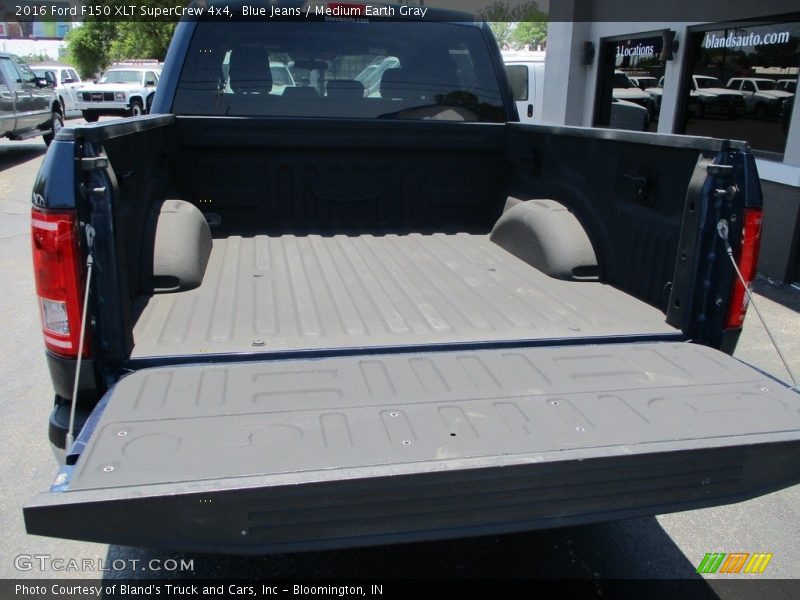 Blue Jeans / Medium Earth Gray 2016 Ford F150 XLT SuperCrew 4x4