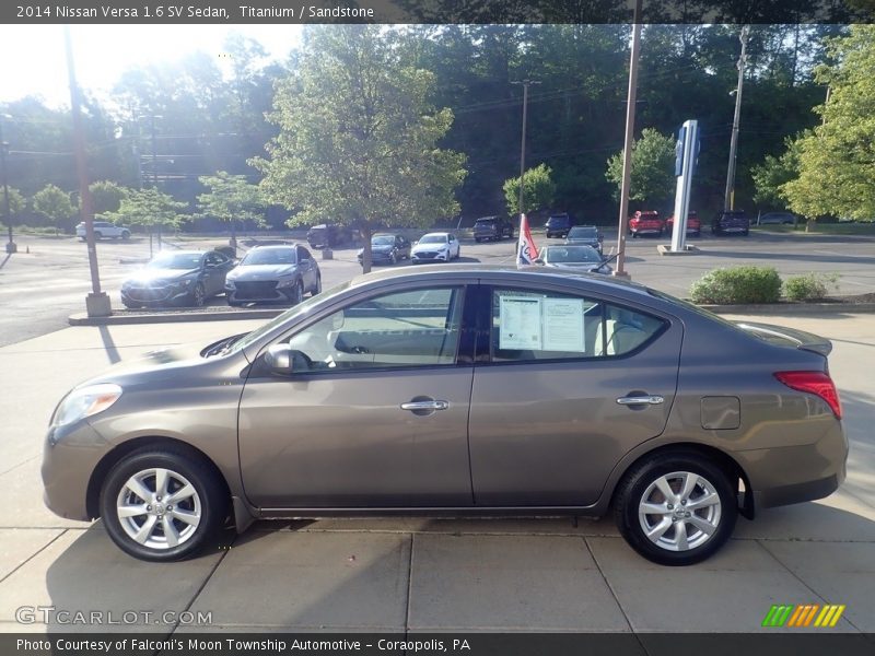 Titanium / Sandstone 2014 Nissan Versa 1.6 SV Sedan
