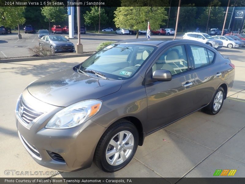 Titanium / Sandstone 2014 Nissan Versa 1.6 SV Sedan