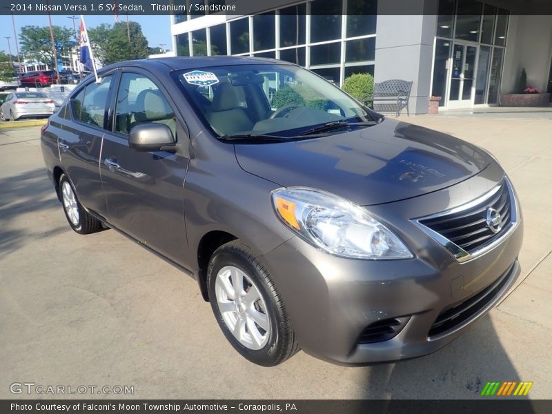 Titanium / Sandstone 2014 Nissan Versa 1.6 SV Sedan