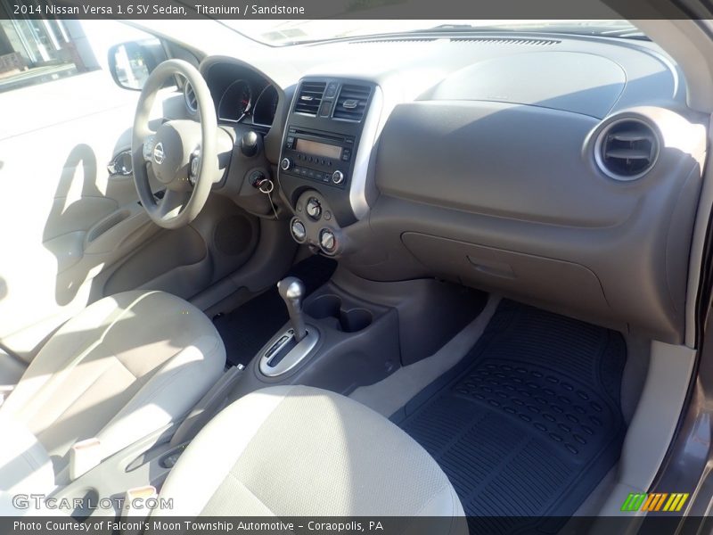 Titanium / Sandstone 2014 Nissan Versa 1.6 SV Sedan
