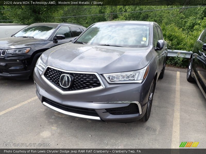 Modern Steel Metallic / Ebony 2020 Acura MDX Technology AWD