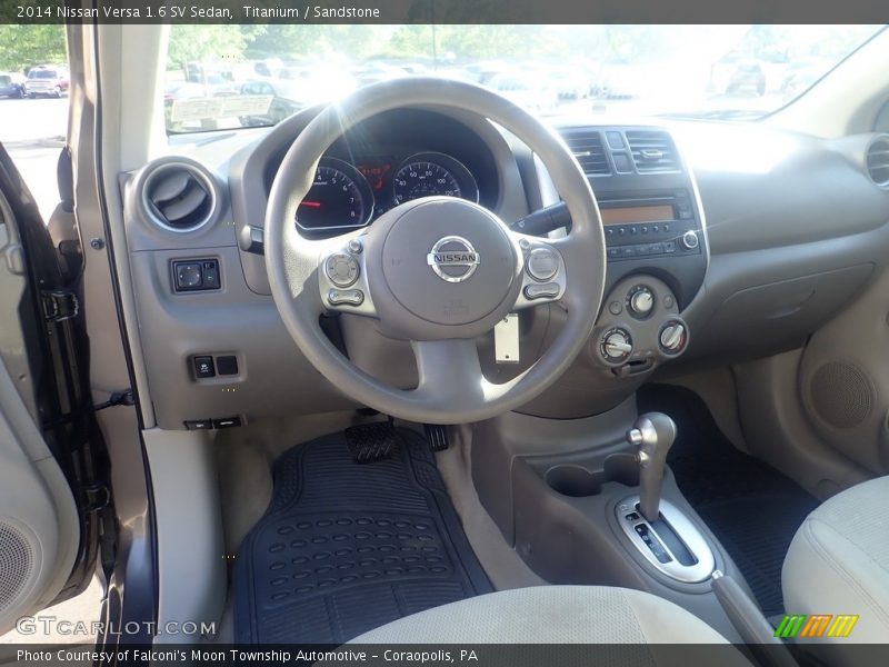 Titanium / Sandstone 2014 Nissan Versa 1.6 SV Sedan