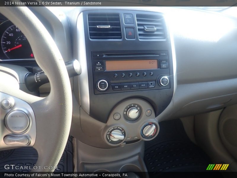 Titanium / Sandstone 2014 Nissan Versa 1.6 SV Sedan