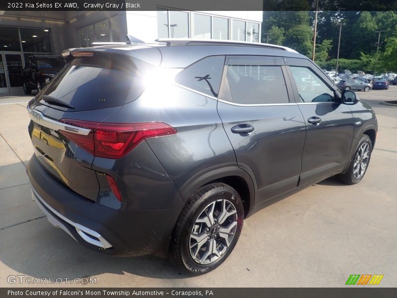 Gravity Gray / Black 2022 Kia Seltos EX AWD
