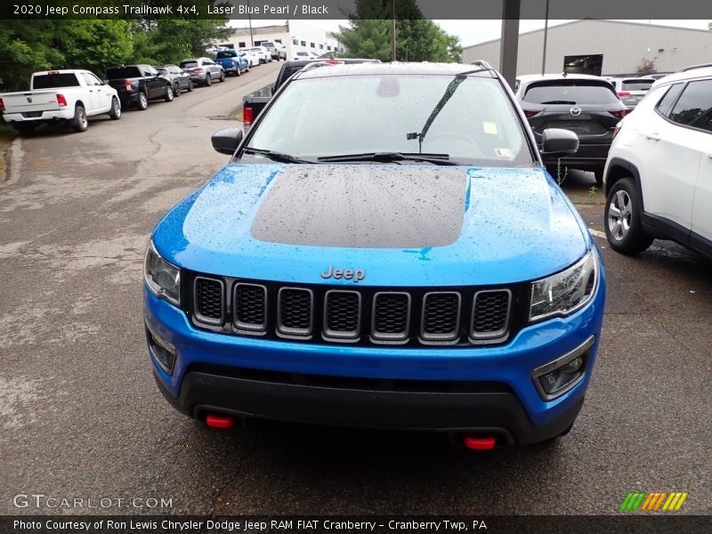 Laser Blue Pearl / Black 2020 Jeep Compass Trailhawk 4x4