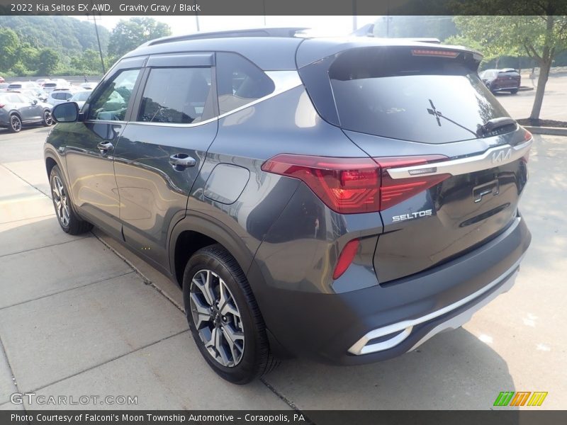 Gravity Gray / Black 2022 Kia Seltos EX AWD