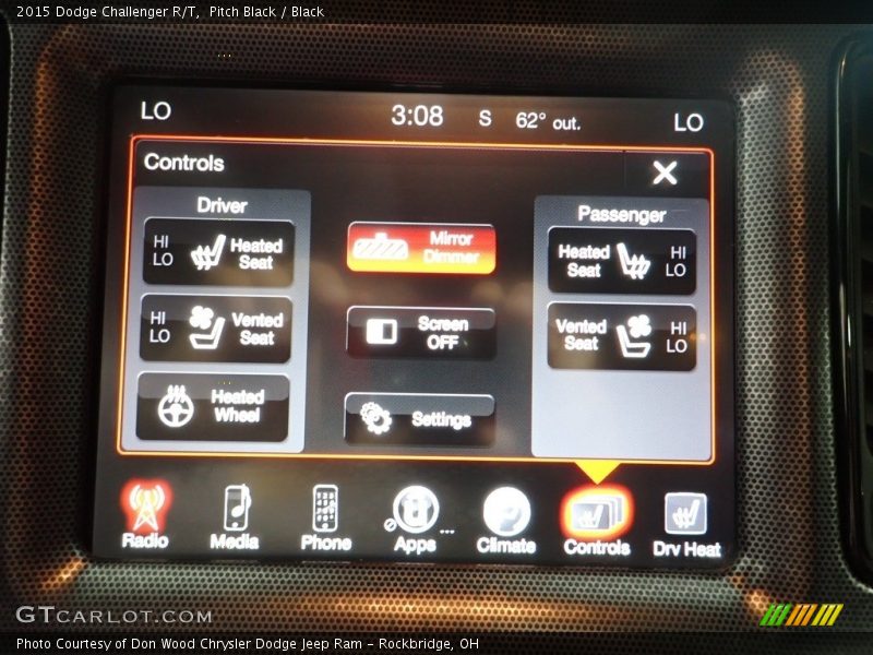 Pitch Black / Black 2015 Dodge Challenger R/T