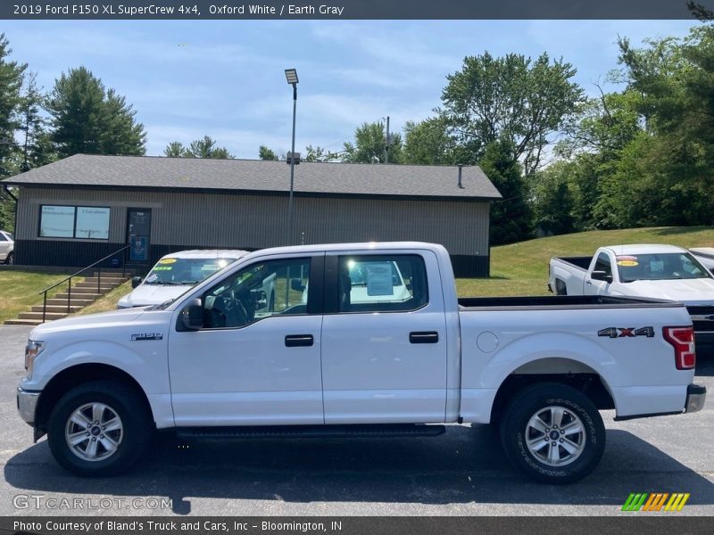 Oxford White / Earth Gray 2019 Ford F150 XL SuperCrew 4x4