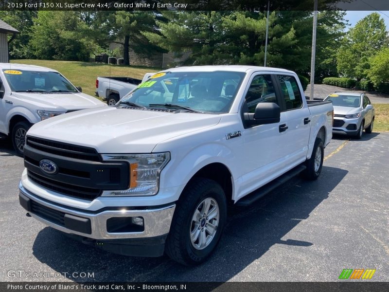 Oxford White / Earth Gray 2019 Ford F150 XL SuperCrew 4x4