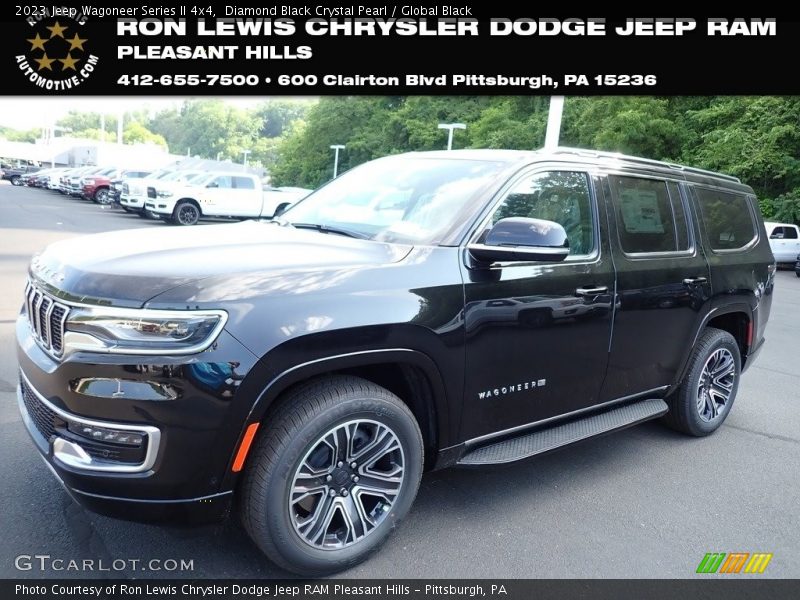 Diamond Black Crystal Pearl / Global Black 2023 Jeep Wagoneer Series II 4x4
