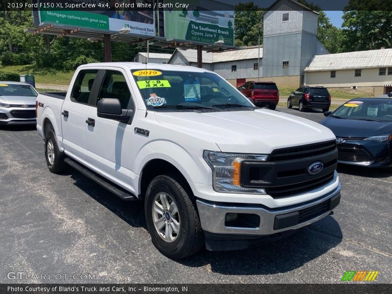 Oxford White / Earth Gray 2019 Ford F150 XL SuperCrew 4x4