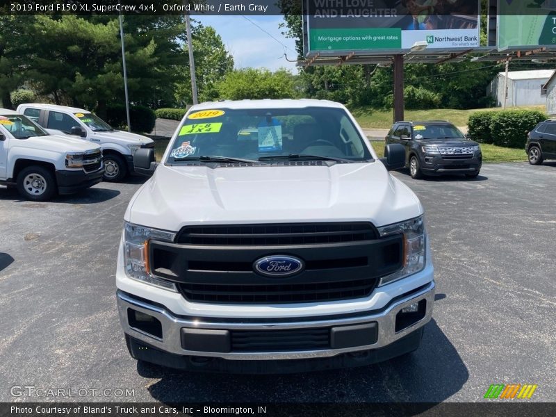 Oxford White / Earth Gray 2019 Ford F150 XL SuperCrew 4x4