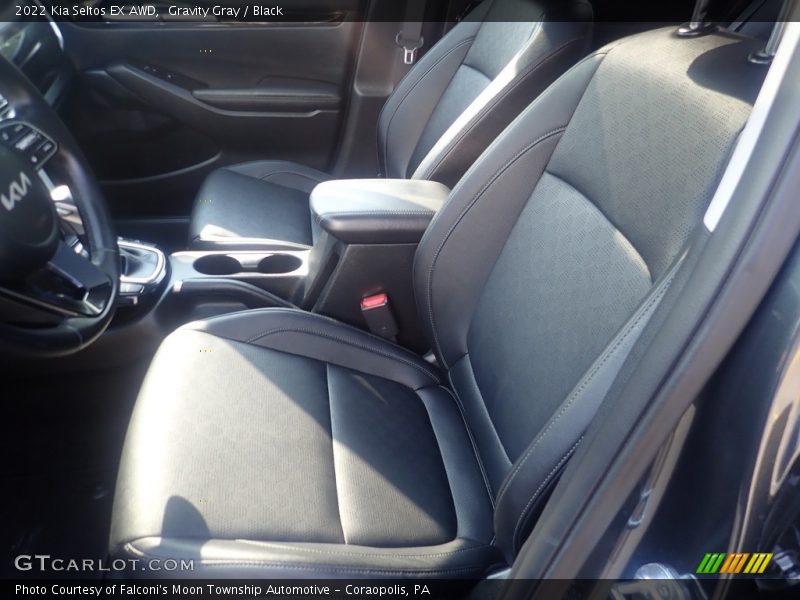Gravity Gray / Black 2022 Kia Seltos EX AWD