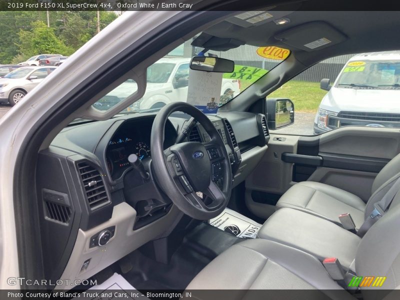 Oxford White / Earth Gray 2019 Ford F150 XL SuperCrew 4x4