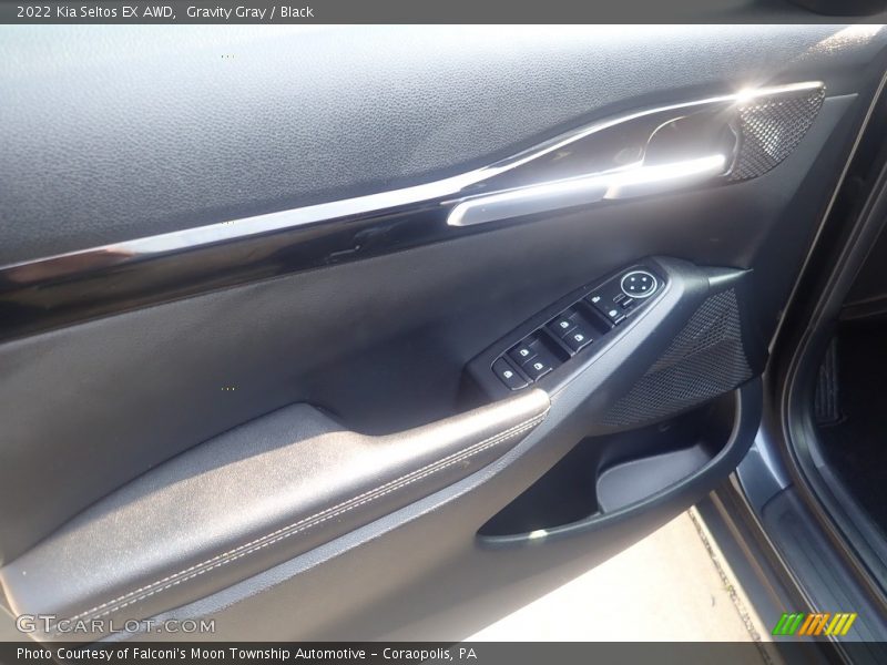 Gravity Gray / Black 2022 Kia Seltos EX AWD