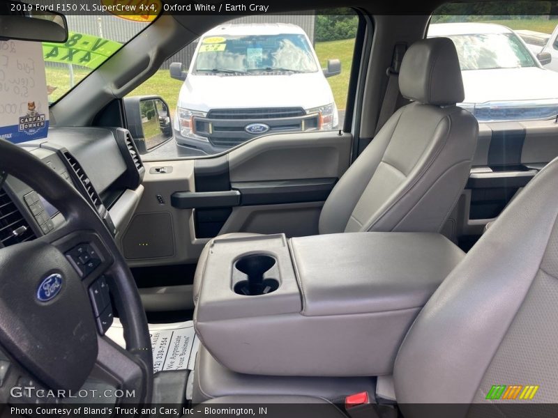 Oxford White / Earth Gray 2019 Ford F150 XL SuperCrew 4x4