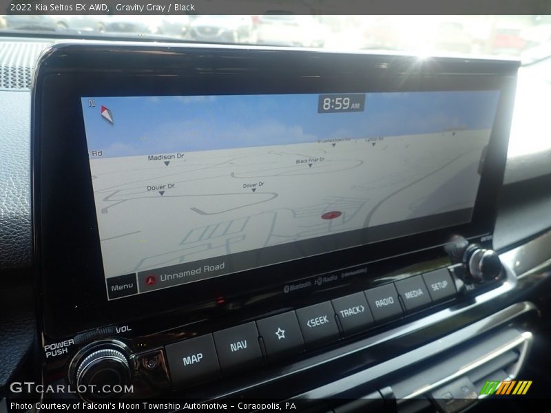 Navigation of 2022 Seltos EX AWD