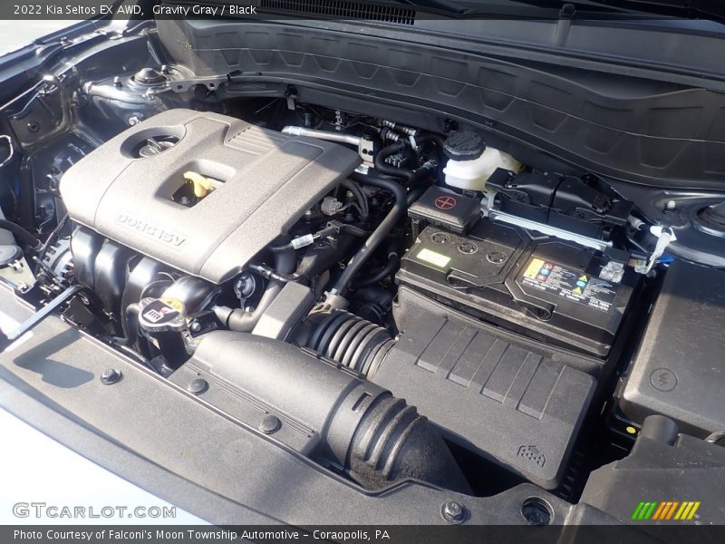 Gravity Gray / Black 2022 Kia Seltos EX AWD