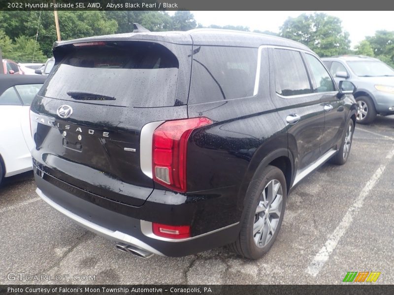 Abyss Black Pearl / Black 2022 Hyundai Palisade SEL AWD
