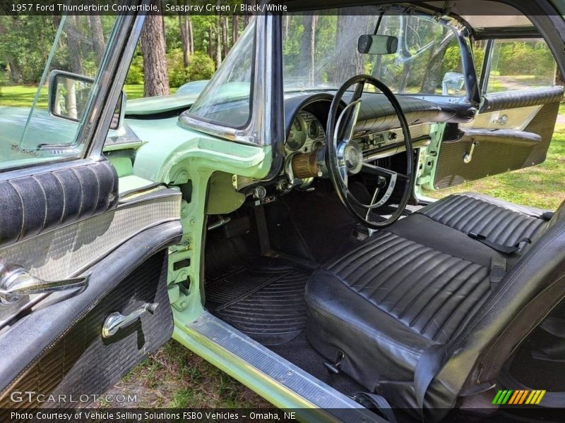 Seaspray Green / Black/White 1957 Ford Thunderbird Convertible
