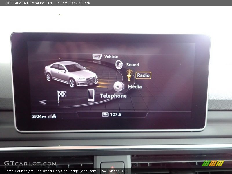 Brilliant Black / Black 2019 Audi A4 Premium Plus