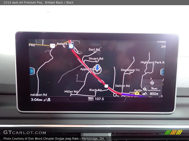 Brilliant Black / Black 2019 Audi A4 Premium Plus