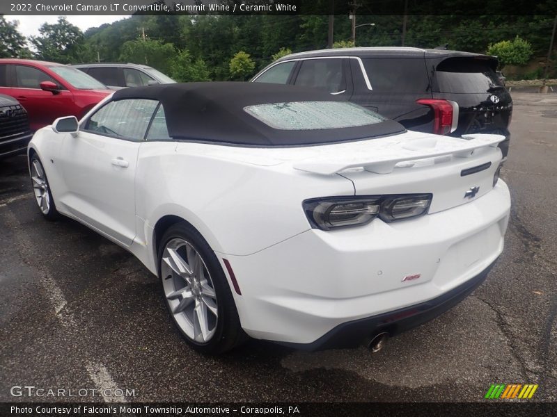 Summit White / Ceramic White 2022 Chevrolet Camaro LT Convertible