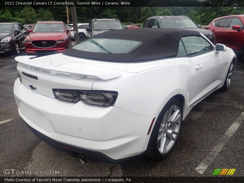 Summit White / Ceramic White 2022 Chevrolet Camaro LT Convertible