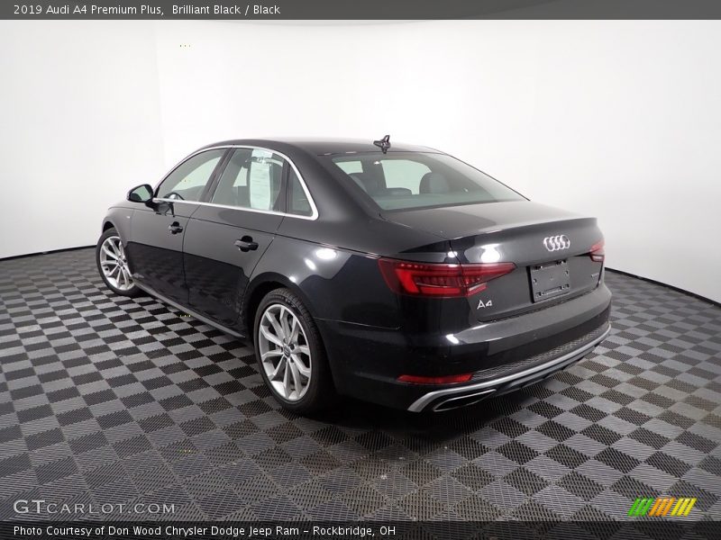 Brilliant Black / Black 2019 Audi A4 Premium Plus