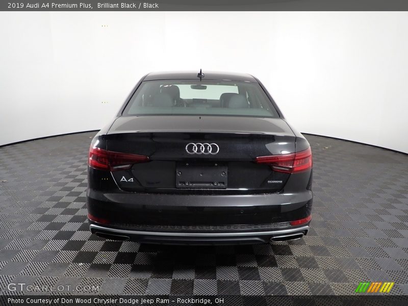Brilliant Black / Black 2019 Audi A4 Premium Plus