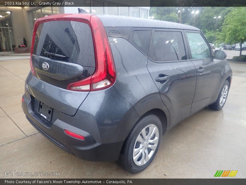 Gravity Gray / Black 2021 Kia Soul LX