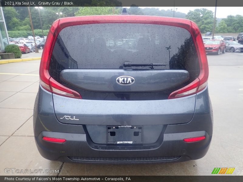 Gravity Gray / Black 2021 Kia Soul LX