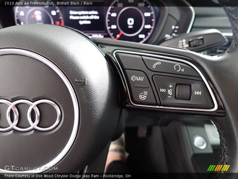 Brilliant Black / Black 2019 Audi A4 Premium Plus