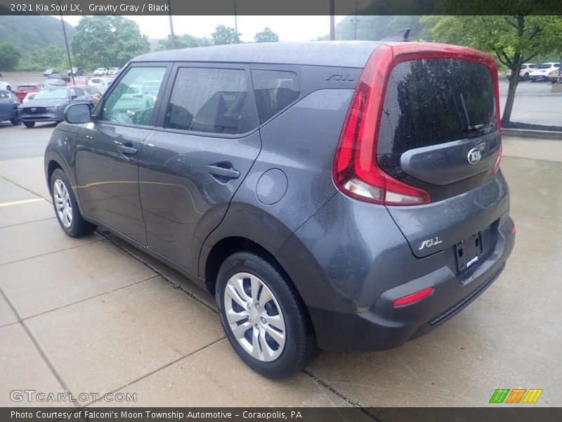 Gravity Gray / Black 2021 Kia Soul LX