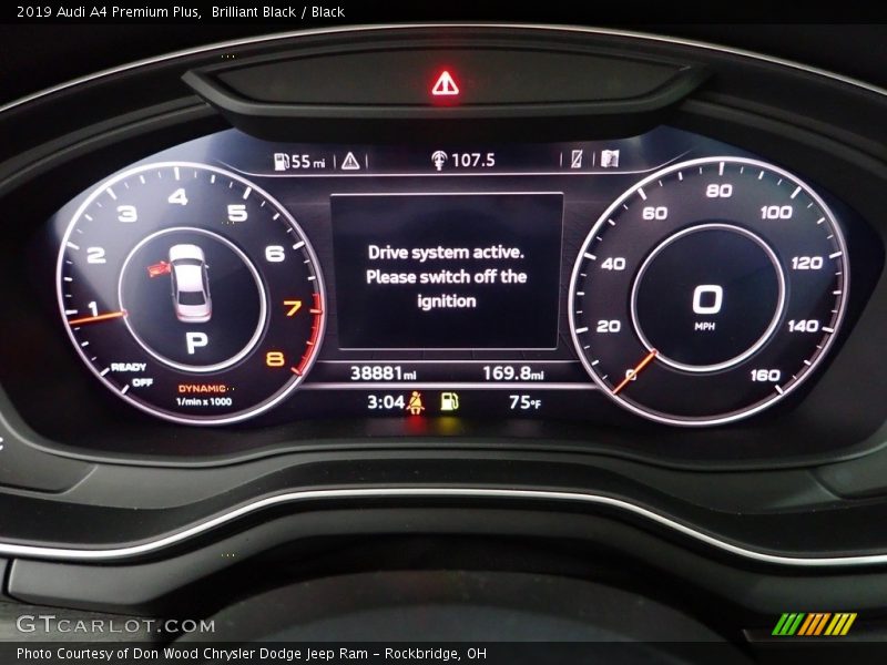 Brilliant Black / Black 2019 Audi A4 Premium Plus